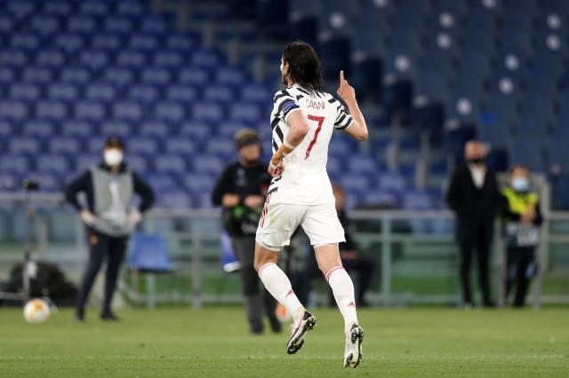 【欧联杯】卡瓦尼梅开 曼联客场2比3罗马依然晋级